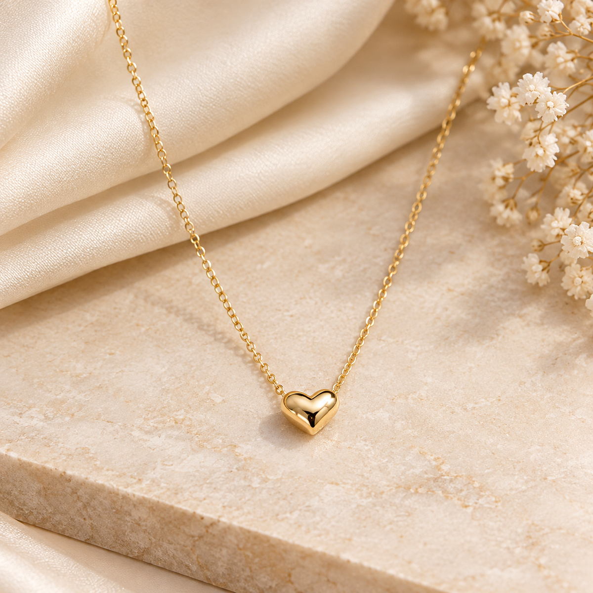 Heart Pendant Necklace for Women